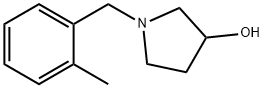 1-(2-甲基-苄基)-吡咯烷-3-醇 结构式