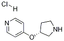4-((R)-Pyrrolidin-3-yloxy)-pyridine hydrochloride Structure