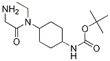 (1R,4R)-{4-[(2-AMino-acetyl)-ethyl-aMino]-cyclohexyl}-carbaMic acid tert-butylester 结构式