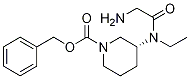 (R)-3-[(2-AMino-acetyl)-ethyl-aMino]-piperidine-1-carboxylic acid benzyl ester Structure