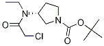 (R)-3-[(2-Chloro-acetyl)-ethyl-aMino]-pyrrolidine-1-carboxylic acid tert-butyl ester Struktur