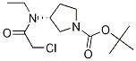 (R)-3-[(2-Chloro-acetyl)-ethyl-aMino]-pyrrolidine-1-carboxylic acid tert-butyl ester Structure