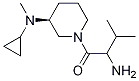 (S)-2-AMino-1-[3-(cyclopropyl-Methyl-aMino)-piperidin-1-yl]-3-Methyl-butan-1-one 化学構造式