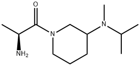 (S)-2-AMino-1-[3-(isopropyl-Methyl-aMino)-piperidin-1-yl]-propan-1-one Struktur