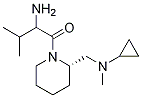 (S)-2-AMino-1-{2-[(cyclopropyl-Methyl-aMino)-Methyl]-piperidin-1-yl}-3-Methyl-butan-1-one Struktur
