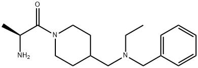 (S)-2-AMino-1-{4-[(benzyl-ethyl-aMino)-Methyl]-piperidin-1-yl}-propan-1-one Struktur