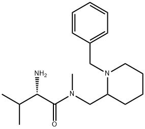 (S)-2-AMino-N-(1-benzyl-piperidin-2-ylMethyl)-3,N-diMethyl-butyraMide,1354033-17-2,结构式