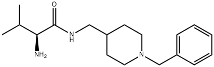 (S)-2-AMino-N-(1-benzyl-piperidin-4-ylMethyl)-3-Methyl-butyraMide Struktur