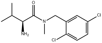(S)-2-AMino-N-(2,5-dichloro-benzyl)-3,N-diMethyl-butyraMide Struktur