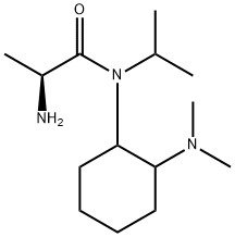 (S)-2-AMino-N-(2-diMethylaMino-cyclohexyl)-N-isopropyl-propionaMide Struktur