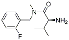 (S)-2-氨基-N-(2-氟苄基)-N,3-二甲基丁酰胺, 1282250-89-8, 结构式
