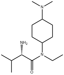 (S)-2-AMino-N-(4-diMethylaMino-cyclohexyl)-N-ethyl-3-Methyl-butyraMide Struktur