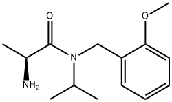 (S)-2-AMino-N-isopropyl-N-(2-Methoxy-benzyl)-propionaMide Structure