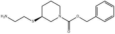 (S)-3-(2-AMino-ethylsulfanyl)-piperidine-1-carboxylic acid benzyl ester Structure