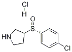 (S)-3-(4-Chloro-benzenesulfinyl)-pyrrolidine hydrochloride Structure