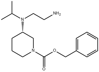 (S)-3-[(2-AMino-ethyl)-isopropyl-aMino]-piperidine-1-carboxylic acid benzyl ester Struktur
