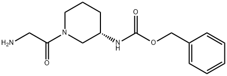 [(S)-1-(2-AMino-acetyl)-piperidin-3-yl]-carbaMic acid benzyl ester Structure