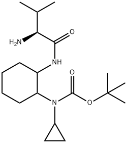 [2-((S)-2-AMino-3-Methyl-butyrylaMino)-cyclohexyl]-cyclopropyl-carbaMic acid tert-butyl ester|