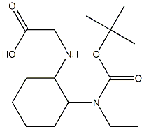 [2-(tert-Butoxycarbonyl-ethyl-aMino)-cyclohexylaMino]-acetic acid Struktur