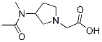 [3-(Acetyl-Methyl-aMino)-pyrrolidin-1-yl]-acetic acid Structure