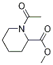 1-Acetyl-piperidine-2-carboxylic acid Methyl ester 化学構造式