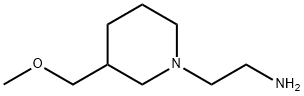 2-(3-MethoxyMethyl-piperidin-1-yl)-ethylaMine Struktur