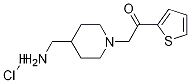 2-(4-氨甲基-哌啶-1-基)-1-噻吩-2-基-乙酮盐酸盐, 1353954-82-1, 结构式