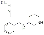 2-(Piperidin-3-ylaMinoMethyl)-benzonitrile hydrochloride Structure