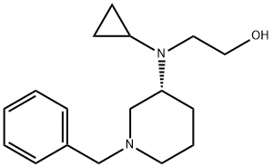 2-[((R)-1-Benzyl-piperidin-3-yl)-cyclopropyl-aMino]-ethanol Struktur
