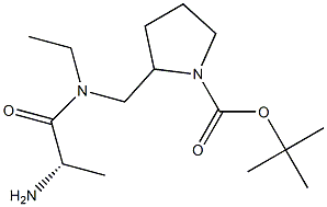 2-{[((S)-2-AMino-propionyl)-ethyl-aMino]-Methyl}-pyrrolidine-1-carboxylic acid tert-butyl ester|