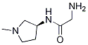 2-AMino-N-((S)-1-Methyl-pyrrolidin-3-yl)-acetaMide Structure