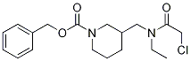 3-{[(2-Chloro-acetyl)-ethyl-aMino]-Methyl}-piperidine-1-carboxylic acid benzyl ester,1353954-36-5,结构式