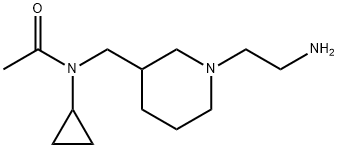 N-[1-(2-AMino-ethyl)-piperidin-3-ylMethyl]-N-cyclopropyl-acetaMide Structure