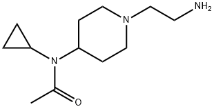 N-[1-(2-AMino-ethyl)-piperidin-4-yl]-N-cyclopropyl-acetaMide 化学構造式