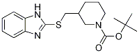 3-(1H-BenzoiMidazol-2-ylsulfanylMet
hyl)-piperidine-1-carboxylic acid t
ert-butyl ester Structure