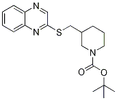 3-(Quinoxalin-2-ylsulfanylMethyl)-p
iperidine-1-carboxylic acid tert-bu
tyl ester