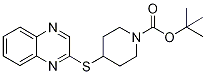4-(Quinoxalin-2-ylsulfanyl)-piperid
ine-1-carboxylic acid tert-butyl es
ter