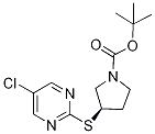 (R)-3-(5-Chloro-pyriMidin-2-ylsulfa
nyl)-pyrrolidine-1-carboxylic acid
tert-butyl ester