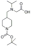 4-[(CarboxyMethyl-isopropyl-aMino)-Methyl]-piperidine-1-carboxylic acid tert-butyl este Structure