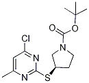 (R)-3-(4-Chloro-6-Methyl-pyriMidin-
2-ylsulfanyl)-pyrrolidine-1-carboxy
lic acid tert-butyl ester Struktur