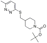 4-(6-Methyl-pyridazin-3-ylsulfanylM
ethyl)-piperidine-1-carboxylic acid
tert-butyl ester