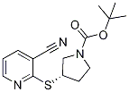 (S)-3-(3-Cyano-pyridin-2-ylsulfanyl
)-pyrrolidine-1-carboxylic acid ter
t-butyl ester