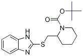 2-(1H-BenzoiMidazol-2-ylsulfanylMet
hyl)-piperidine-1-carboxylic acid t
ert-butyl ester Structure