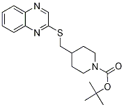 4-(Quinoxalin-2-ylsulfanylMethyl)-p
iperidine-1-carboxylic acid tert-bu
tyl ester