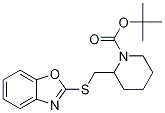 2-(Benzooxazol-2-ylsulfanylMethyl)-
piperidine-1-carboxylic acid tert-b
utyl ester