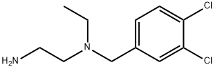 N1-(3,4-二氯苄基)-N1-乙基乙烷-1,2-二胺 结构式