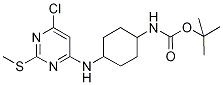  v[4-(6-Chloro-2-Methylsulfanyl-pyriMidin-4-ylaMino)-cyclohexyl]-carbaMic acid tert-butyl ester