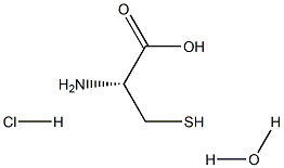 L-Cysteine hydrochloride Monohydrate Structure