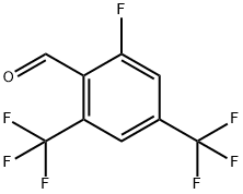 2-FLUORO-4,6-BIS(TRIFLUOROMETHYL)BENZALDEHYDE Struktur