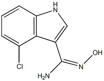 (E)-4-CHLORO-N'-HYDROXY-1H-INDOLE-3-CARBOXAMIDINE